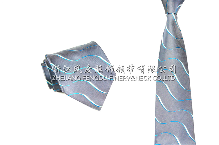 农行 色织涤丝领带