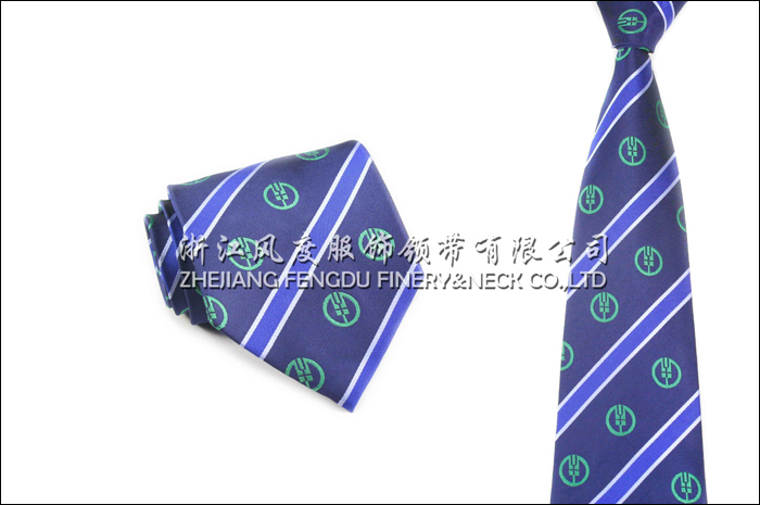 农行 色织涤丝领带