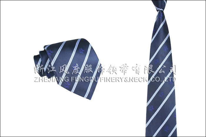 信用联社 色织涤丝领带