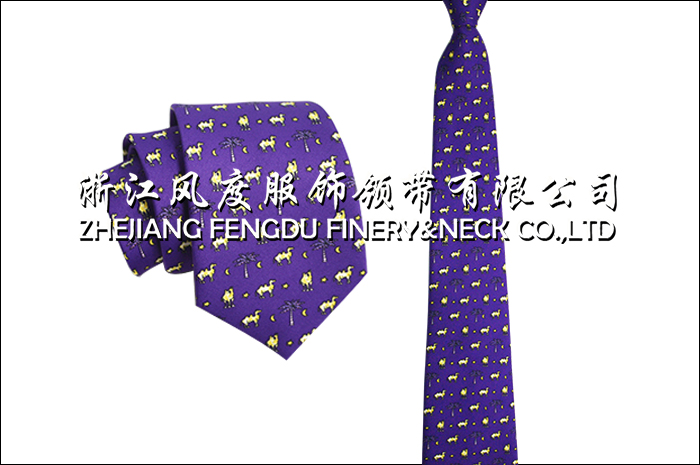 2019春夏新款印花仿丝商务领带 FDMP1878