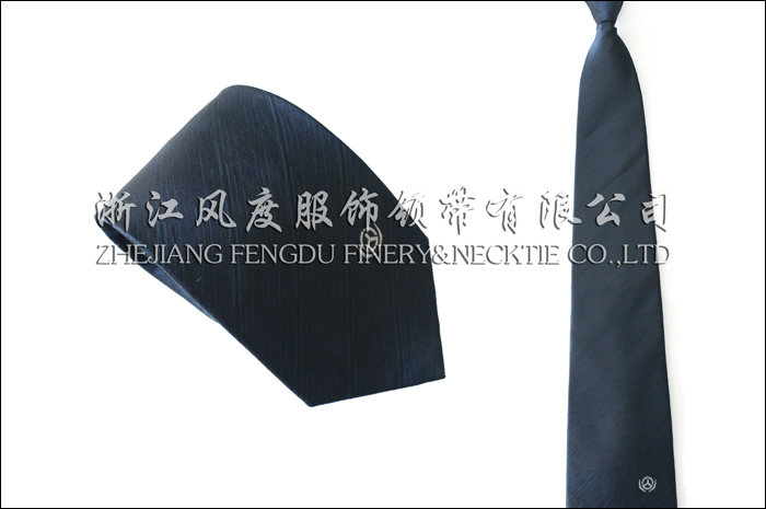 色织涤丝领带